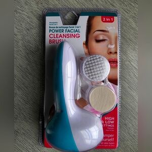 Jacent 2-in-1 Power Facial Cleansing Brush NEW SEALED